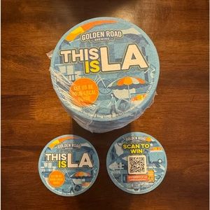 L.A RAMS SUPERBOWL #56 PAPER CARDBOARD COASTERS YEAR OF THE L.A RAMS